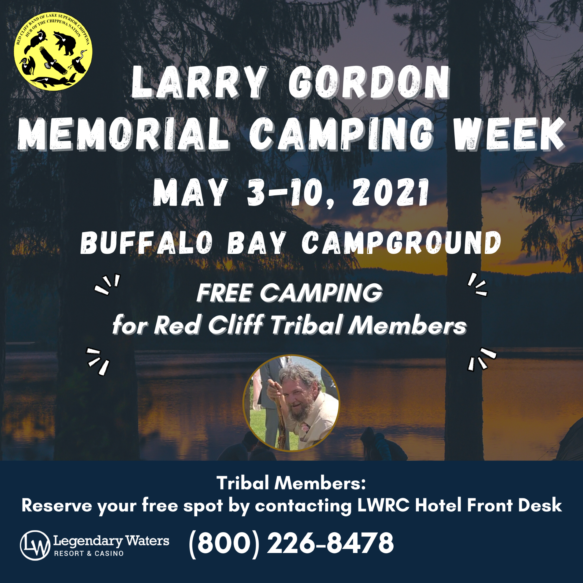 Larry Gordon Memorial Camping Week flyer resized